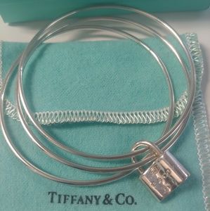 Tiffany's & co 3 ring lock bracelet